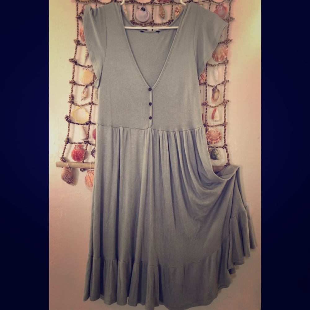 Sage green dress